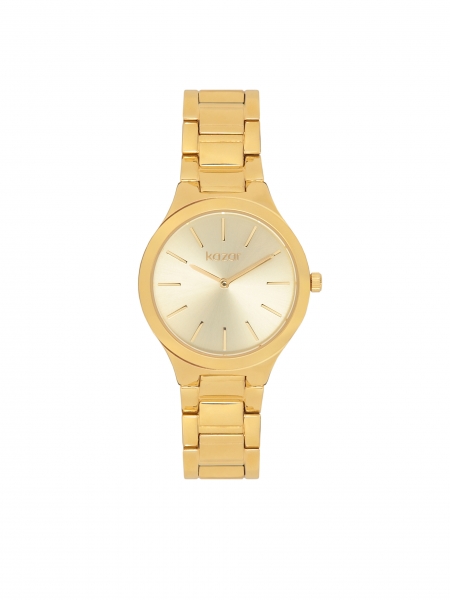 Zegarek damski na bransolecie w złotym kolorze 