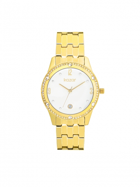 Elegant horloge in goudkleur 