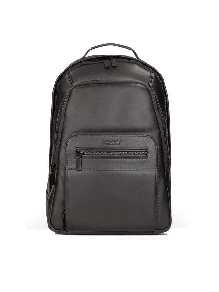 Large men's leather backpack TOMAS
