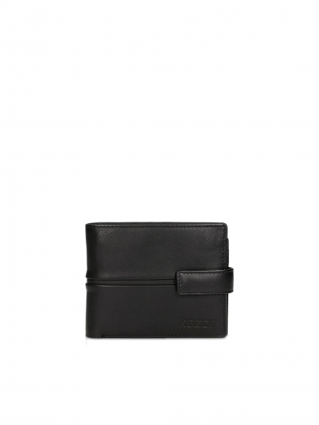 Men's black wallet VEDRAN