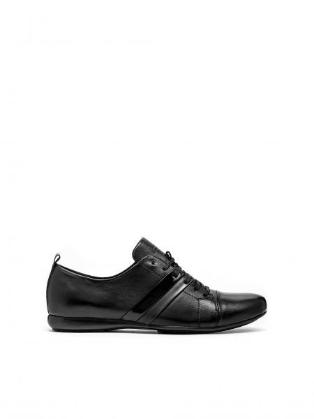 Chaussures derby noires pour hommes FARGO