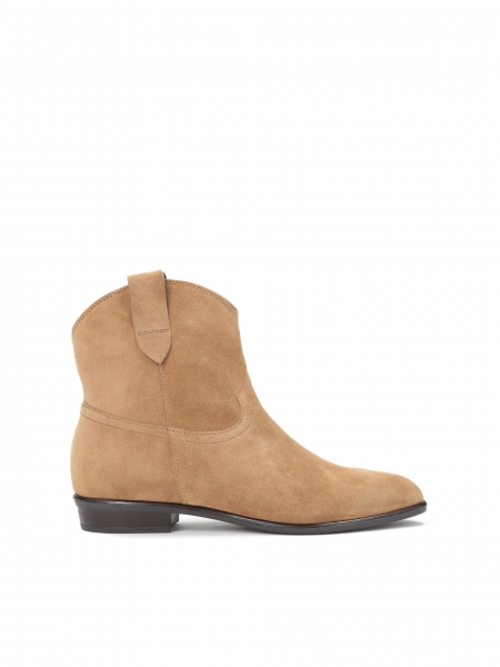 Ladies' light brown boots SIMONETTA