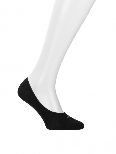 Schwarze No-Show-Socken für Damen 