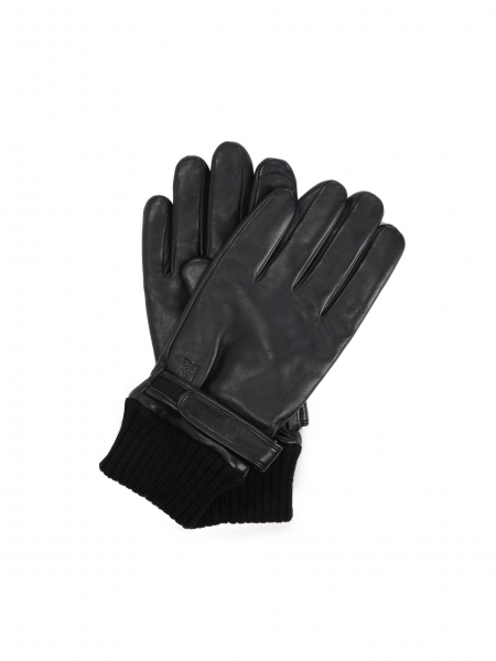 Men's black gloves 