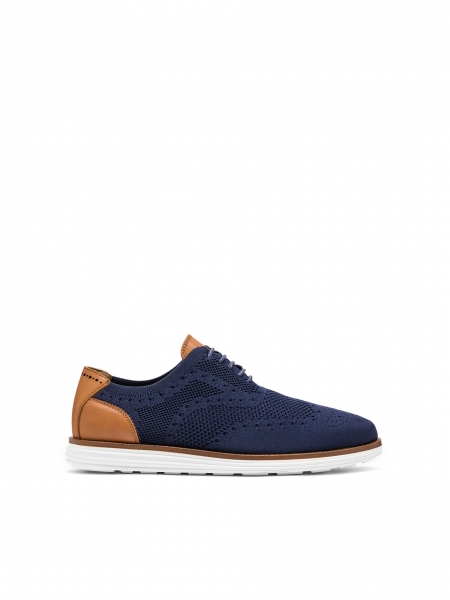 Men's navy blue shoes TOMPEL