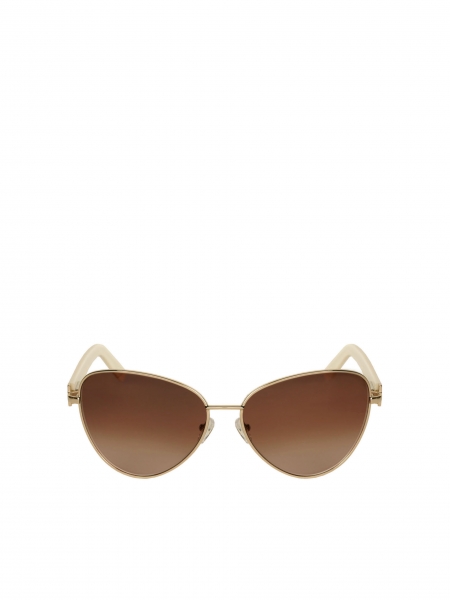 Cremefarbene Damen-Sonnenbrille CANDY