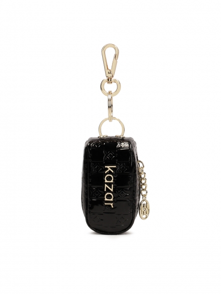 Leather key case in the form of a key ring SUMMIT