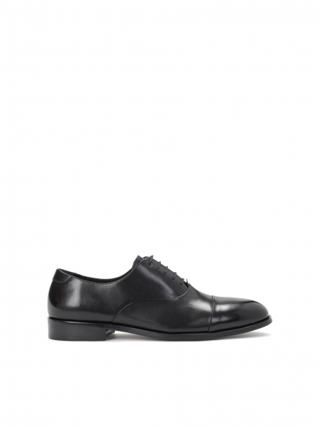 Men's black derby shoes NIKET