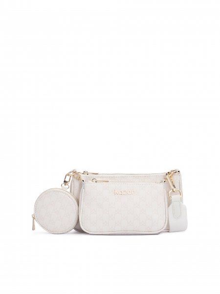 White and beige bag for women DEE