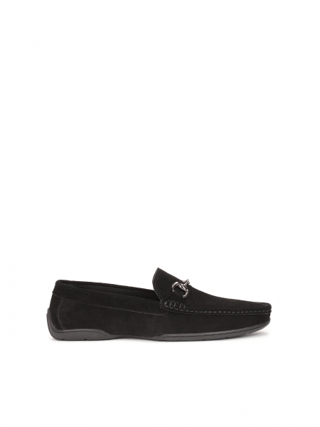 Men's slip on moccasins made of suede leather LOFTON