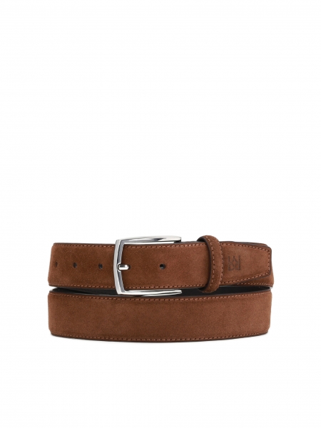 Men's brown belt NIKO