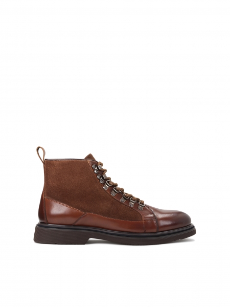 Men's brown boots ATON