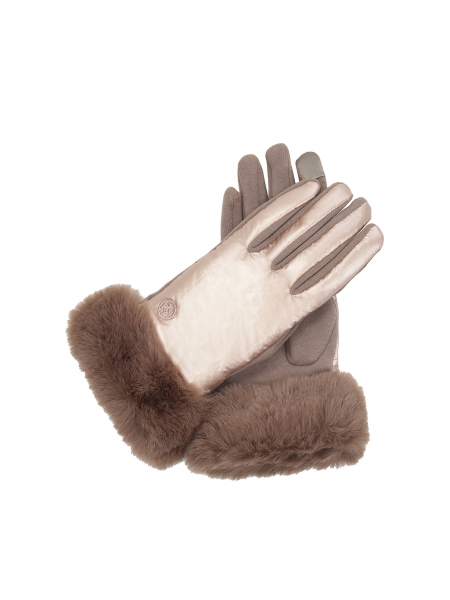 Ladies’ brown gloves GILLIAM