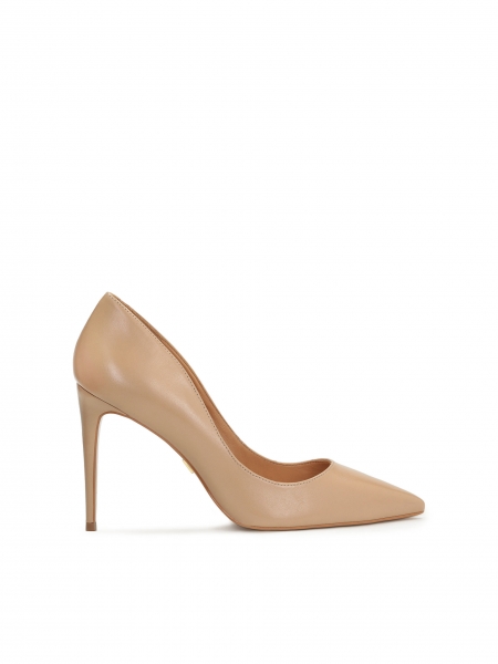 Leather pumps in nude colour NEW LUCIANA
