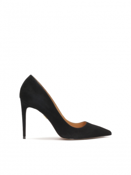 Black suede pumps NEW LUCIANA