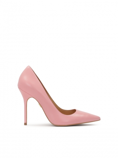 Pink pumps with a slender heel NEW BIANCA