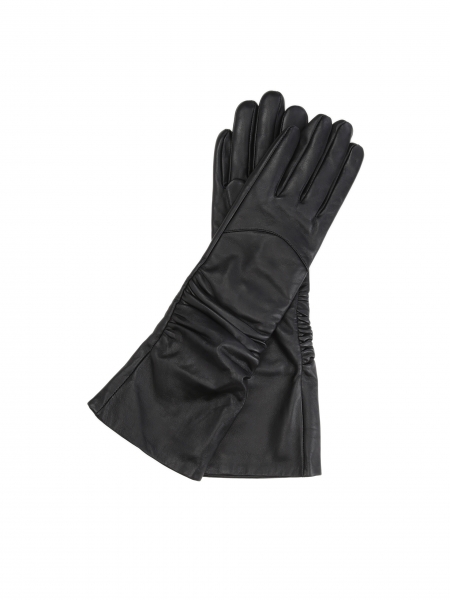Ladies' black gloves TAJA