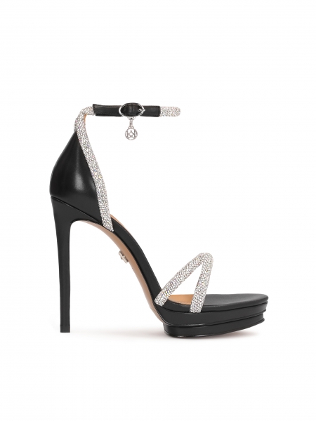 Trendy high heel and platform sandals KLARISSA