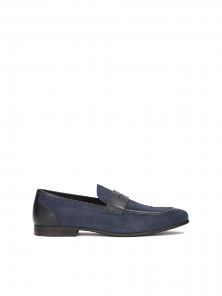 Heren suède casual penny loafers TAIO