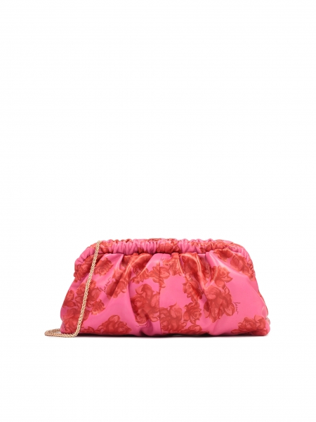 Pink floral pouch bag  EVENING