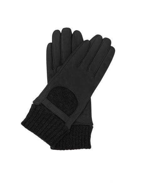 Ladies’ black gloves MILAM