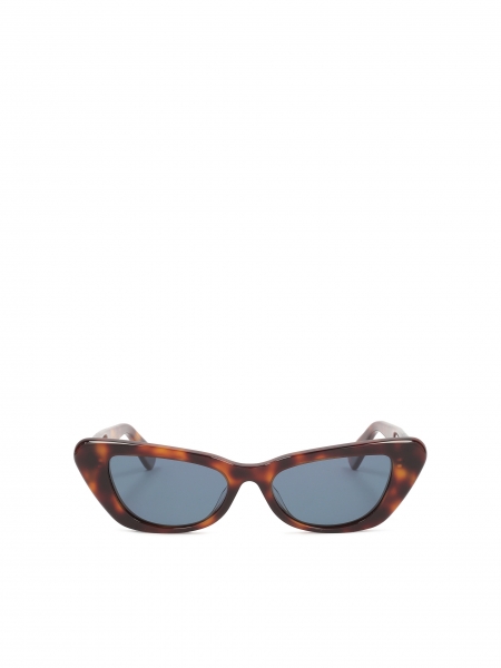 Szylkretowe okulary przeciwsłoneczne w kształcie kociego oka RAYNE