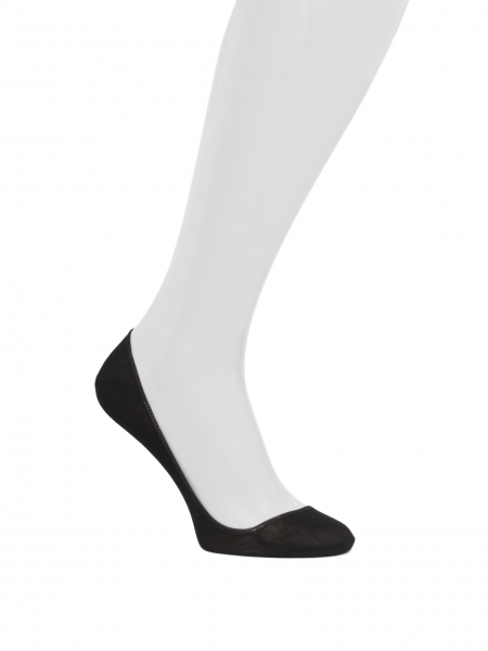 Ladies’ black no-show socks MALLE