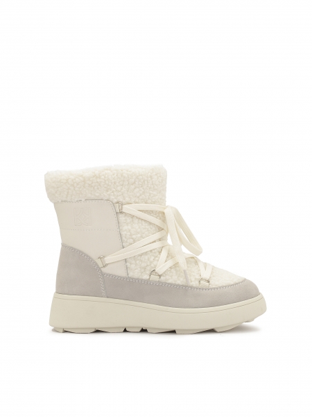 Ladies' timeless snow boots made of combined materials SUSAN