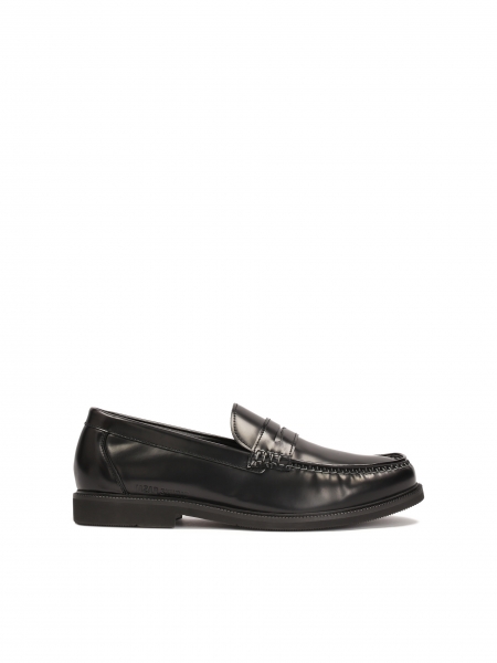 Slip-on men's half shoes in full grain leather  MAACURY