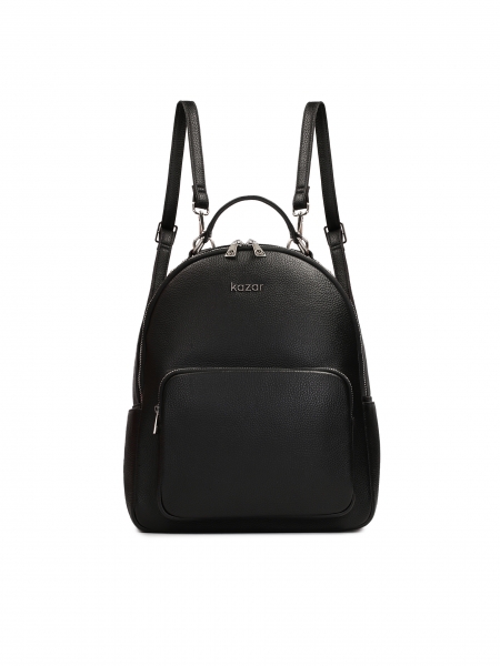 Grand sac à dos en cuir dans un style minimaliste DOT L