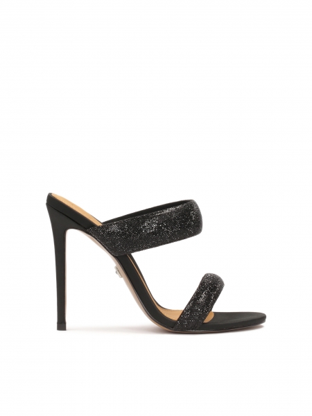 Flip-flops on a slender stiletto heel with crystals  JOSEFINE
