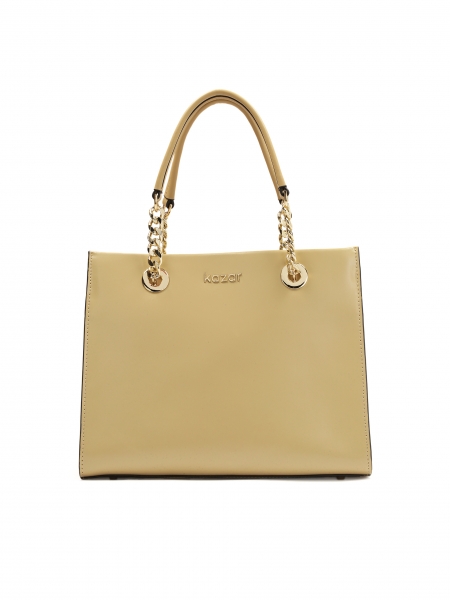 Elegant handbag with long shoulder handles  VEVINA