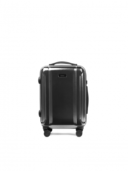 Grijze handbagage op dubbele wielen met TSA-slot AIRPORT MODE