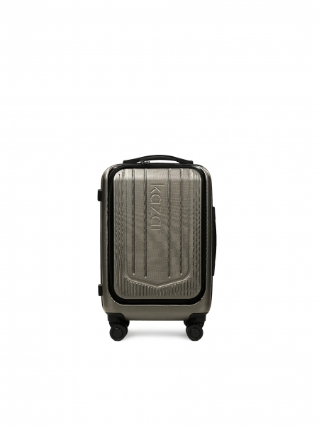 Szara uniwersalna walizka kabinowa z policarbonu CITY BREAK