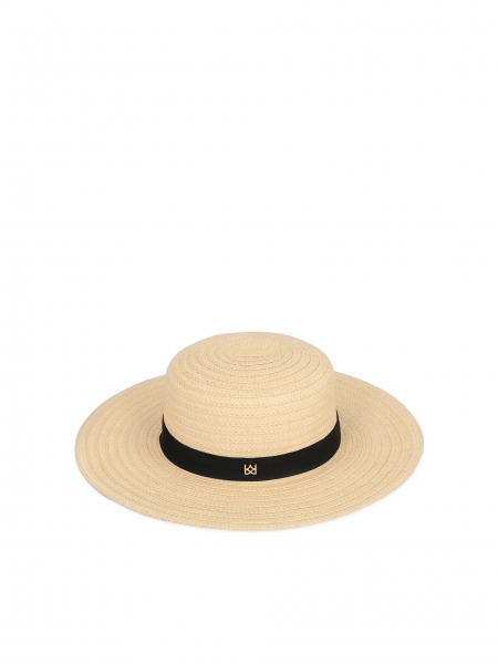 Straw hat with ribbon OCEANA