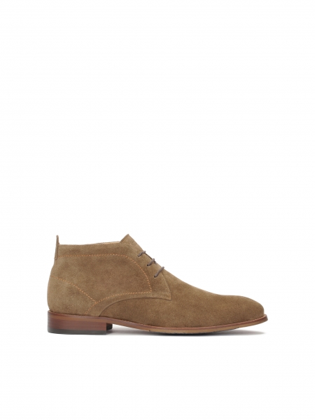 Suede boots with tied upper SONOPE