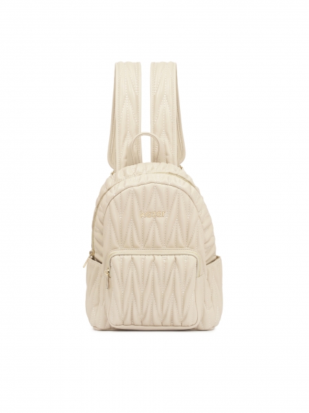 Quilted leather backpack MOXIE