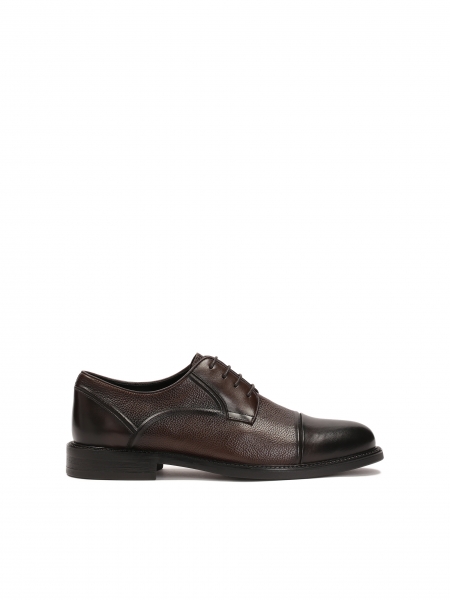 Elegant men's half shoes with cap toe nose DYZMA