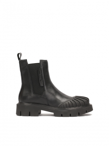 Black Chelsea boots with high upper  CADEN