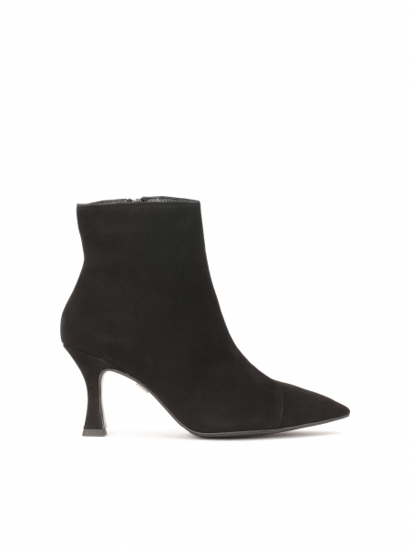 Suede boots with a slender heel LALDREE
