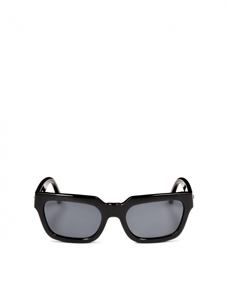 Klassische schwarze Wayfarer-Sonnenbrille LABETTE