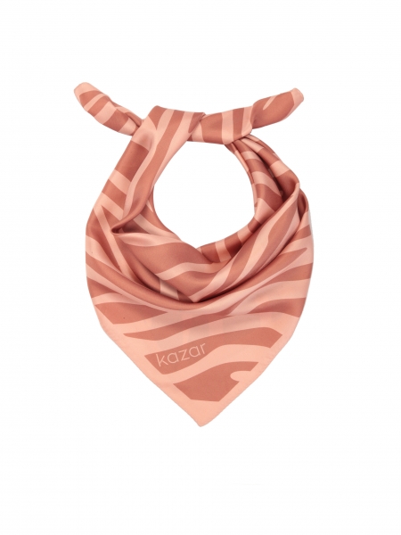 Patterned silk scarf COLLY