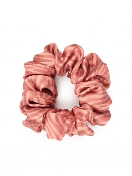 Luxury silk satin hair elastic band  PAPILLON