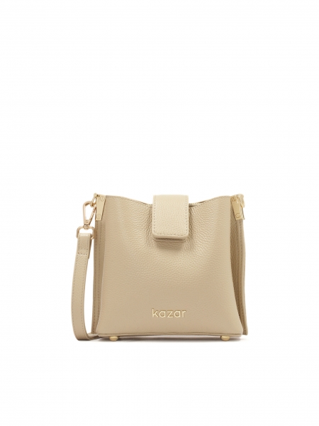 Compact leather handbag PRUNELLA S
