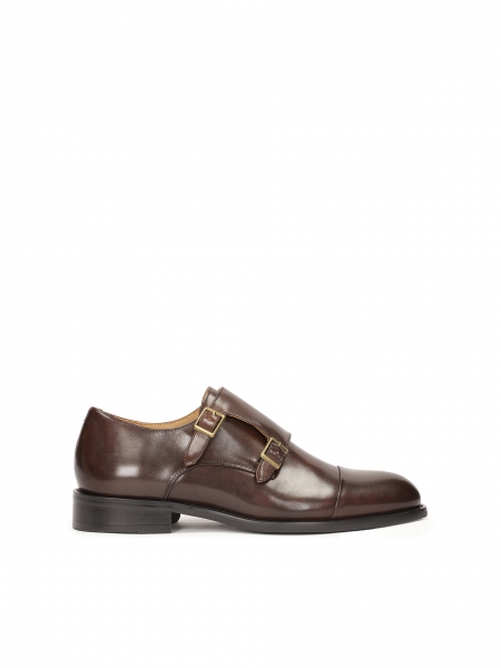 Exclusive leather monks with buckles  CADO