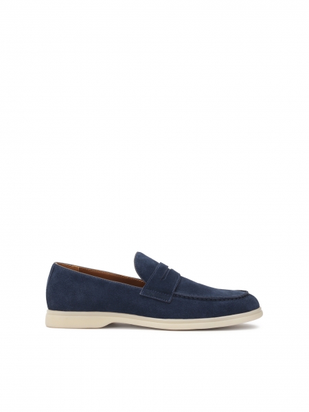 Navy blue slip-on casual half shoes  ODDES