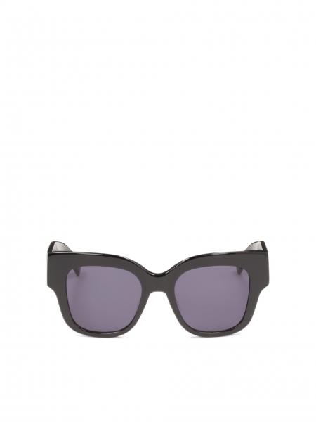 Czarne okulary przeciwsłoneczne z monogramami PEAK