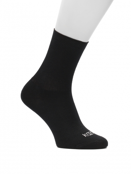 Zwarte katoenen modal en kasjmier sokken MIMA