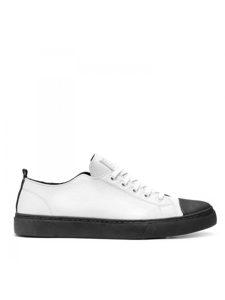 Białe sneakersy męskie SAVO