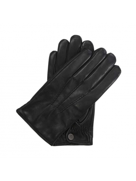 Czarne rękawiczki męskie 